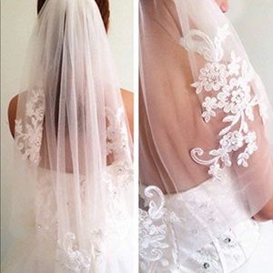Ivory Wedding Veil New.